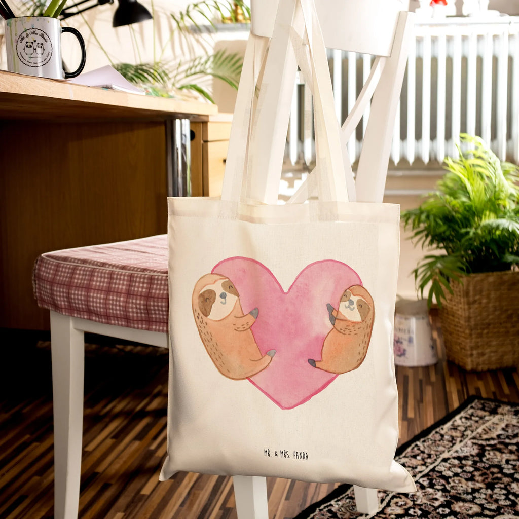 Tragetasche Faultiere Herz