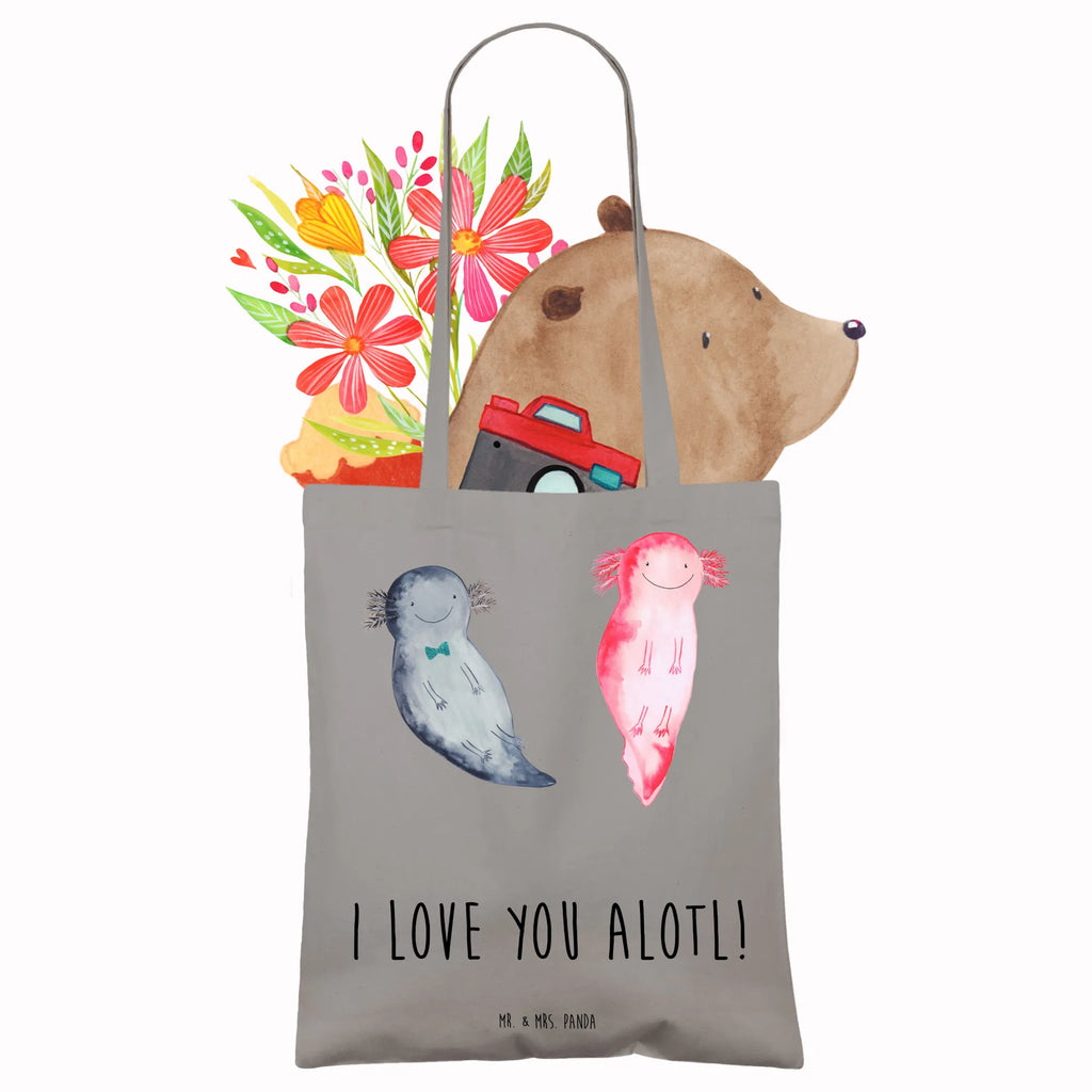 Tote bag axolotl Love Einkaufstasche, Stofftasche, Shopper, Einkaufstüte, Umhängetasche, Tasche, Schultertasche, Tragetasche, Laptoptasche, Strandtasche, Beuteltasche, Stoffbeutel, Jutebeutel, Beutel, Jutetasche, Badetasche, Liebe, Partner, Freund, Freundin, Ehemann, Ehefrau, Heiraten, Verlobung, Heiratsantrag, Liebesgeschenk, Jahrestag, Hocheitstag, Geschenk für Freundin, Geschenk für Partner, Geschenk für Frauen, Hochzeitstag, Mitbringsel, für Männer, Valentinstag, für Ehemann, Liebesbeweis