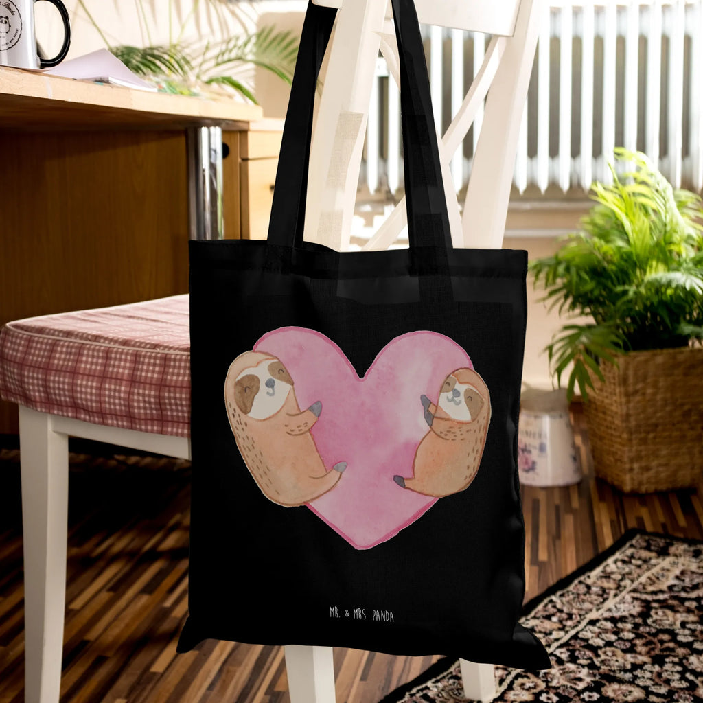 Tragetasche Faultiere Herz