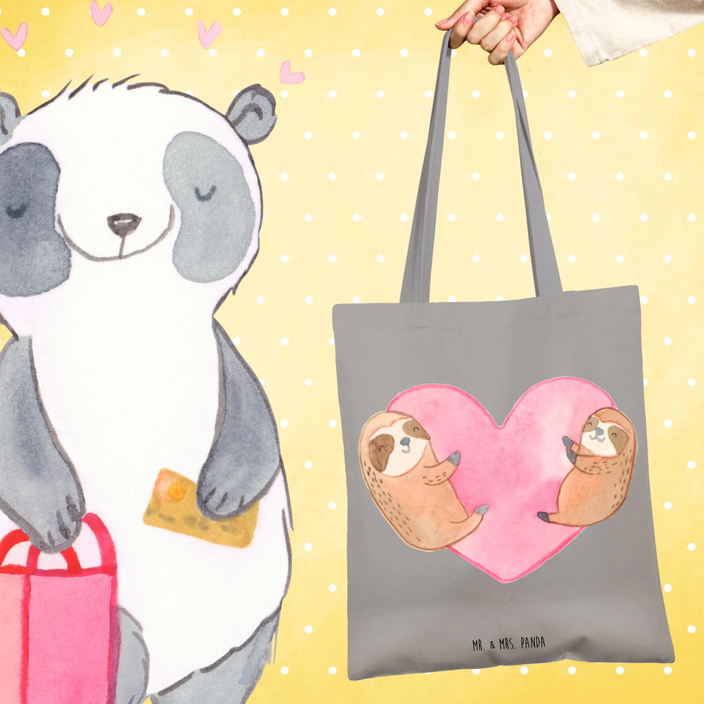 Tragetasche Faultiere Herz