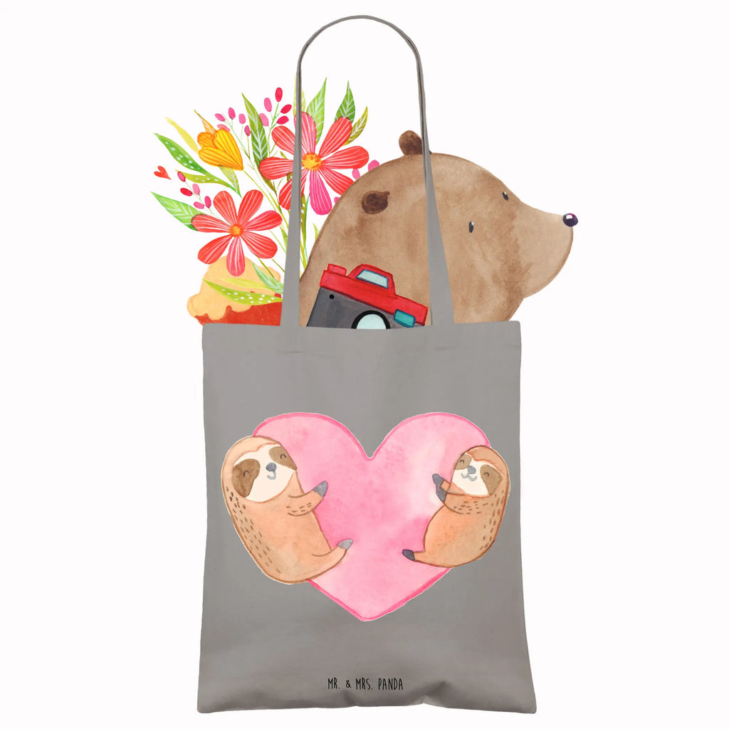 Tragetasche Faultiere Herz