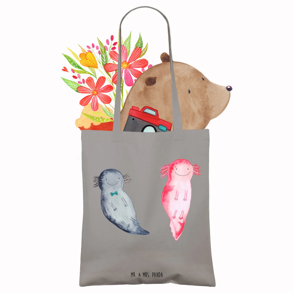 Tote bag axolotl Love Einkaufstasche, Stofftasche, Shopper, Einkaufstüte, Umhängetasche, Tasche, Schultertasche, Tragetasche, Laptoptasche, Strandtasche, Beuteltasche, Stoffbeutel, Jutebeutel, Beutel, Jutetasche, Badetasche, Liebe, Partner, Freund, Freundin, Ehemann, Ehefrau, Heiraten, Verlobung, Heiratsantrag, Liebesgeschenk, Jahrestag, Hocheitstag, Geschenk für Freundin, Geschenk für Partner, Geschenk für Frauen, Hochzeitstag, Mitbringsel, für Männer, Valentinstag, für Ehemann, Liebesbeweis