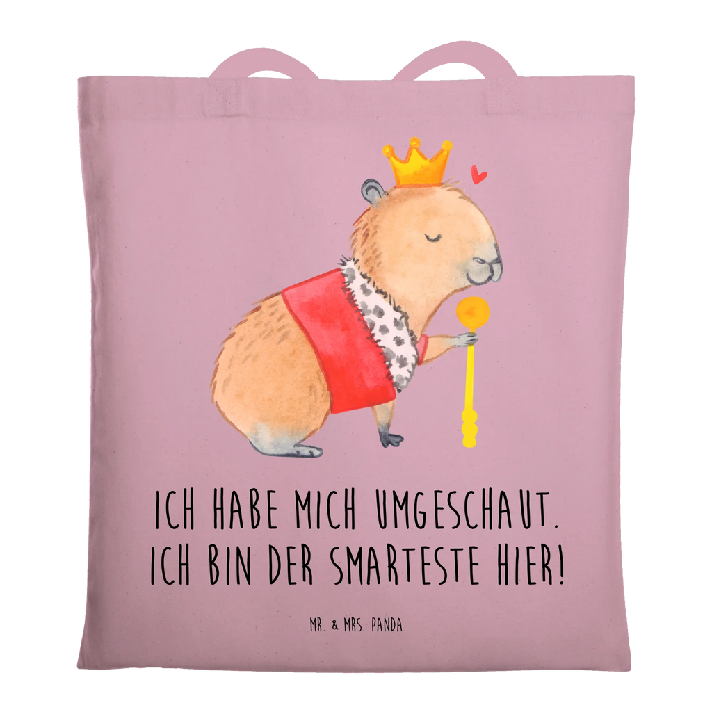 Tote bag Capybara King shoulder bag, bag, pouch, shopping bag, cotton bag, jute bag, Carrier bag, cloth bag, shopper, small animals, cute, funny, cute animal motives, hand drawn, small world, funny sayings, good mood, happy, gifts, gift ideas, special gifts, animal lover, card