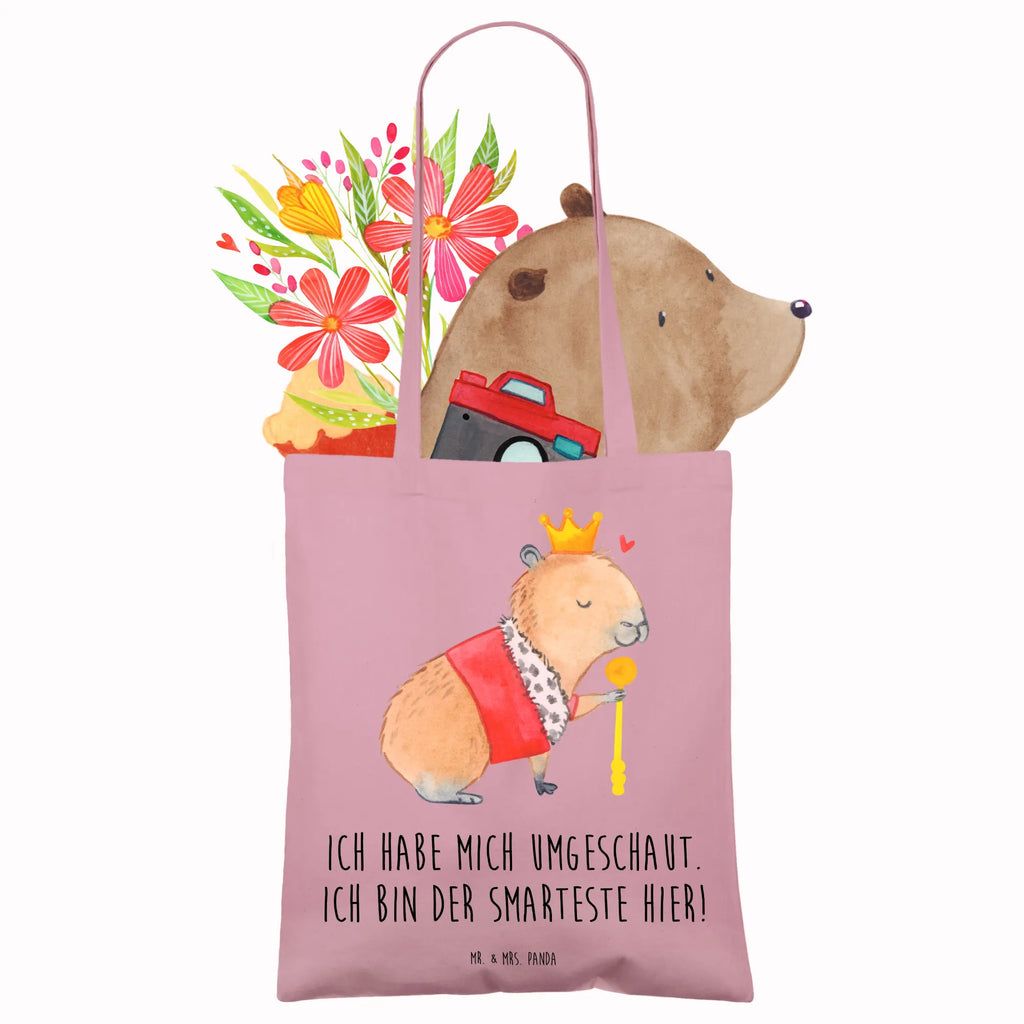Tote bag Capybara King shoulder bag, bag, pouch, shopping bag, cotton bag, jute bag, Carrier bag, cloth bag, shopper, small animals, cute, funny, cute animal motives, hand drawn, small world, funny sayings, good mood, happy, gifts, gift ideas, special gifts, animal lover, card