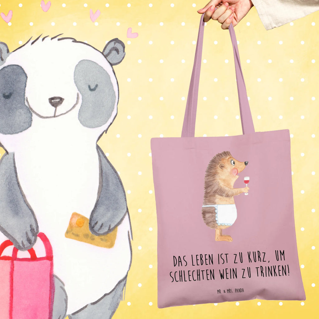 Tote bag Hedgehog wine Beuteltasche, Einkaufstüte, Umhängetasche, Strandtasche, Tragetasche, Laptoptasche, Badetasche, Stoffbeutel, Jutebeutel, Stofftasche, Shopper, Jutetasche, Tasche, Schultertasche, Einkaufstasche, Beutel, Tiermotive, Gute Laune, lustige Sprüche, Tiere, Rotwein, Wein trinken, Weißwein, Weinglas, Geschenk Weinliebhaber, Geschenk Weintrinker, Wein Deko, Igel, Wein Spruch