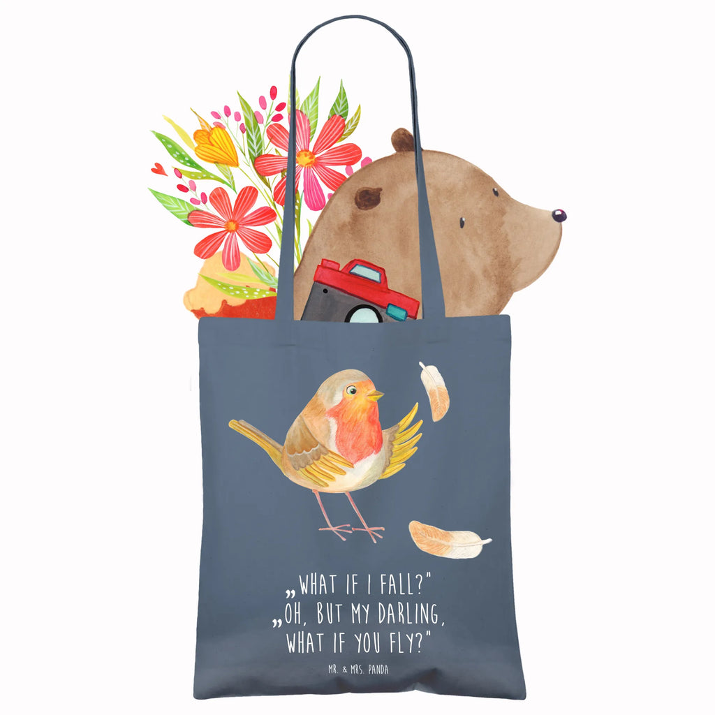 Tote bag robin feathers