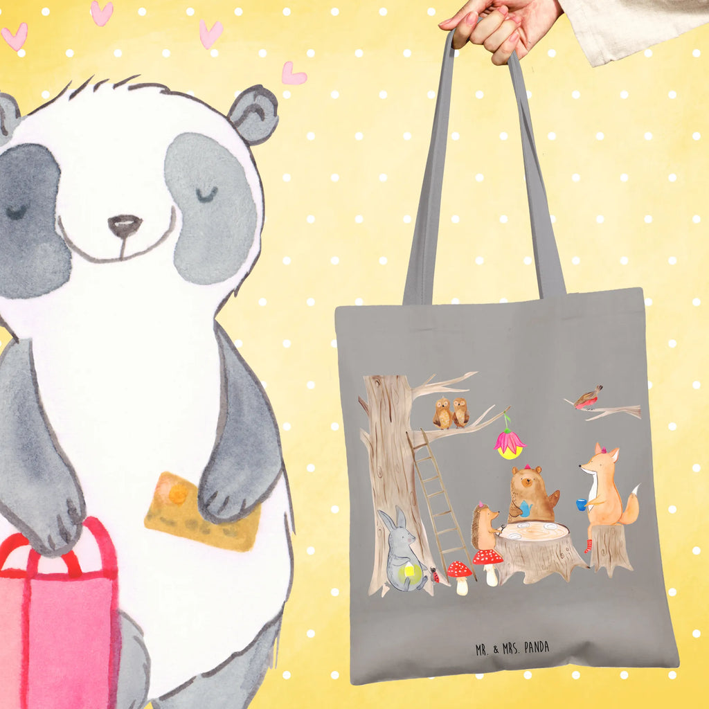 Tote bag forest animals picnic Badetasche, Jutetasche, Tasche, Stofftasche, Tragetasche, Schultertasche, Beuteltasche, Strandtasche, Umhängetasche, Stoffbeutel, Jutebeutel, Shopper, Laptoptasche, Einkaufstasche, Einkaufstüte, Beutel, Tiermotive, Gute Laune, lustige Sprüche, Tiere, Picknick, Fuchs, Hase, Wald, Igel, Eichhörnchen, Maus, Waldtiere