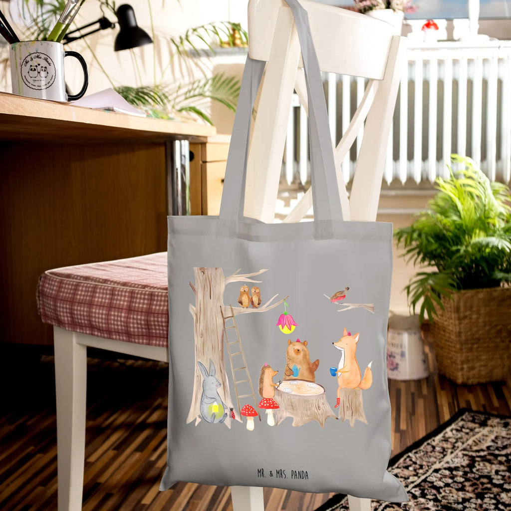 Tote bag forest animals picnic Badetasche, Jutetasche, Tasche, Stofftasche, Tragetasche, Schultertasche, Beuteltasche, Strandtasche, Umhängetasche, Stoffbeutel, Jutebeutel, Shopper, Laptoptasche, Einkaufstasche, Einkaufstüte, Beutel, Tiermotive, Gute Laune, lustige Sprüche, Tiere, Picknick, Fuchs, Hase, Wald, Igel, Eichhörnchen, Maus, Waldtiere