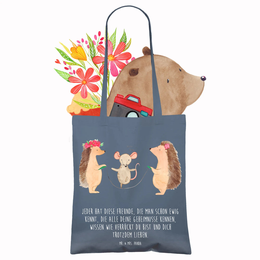 Tote bag Hedgehog skipping