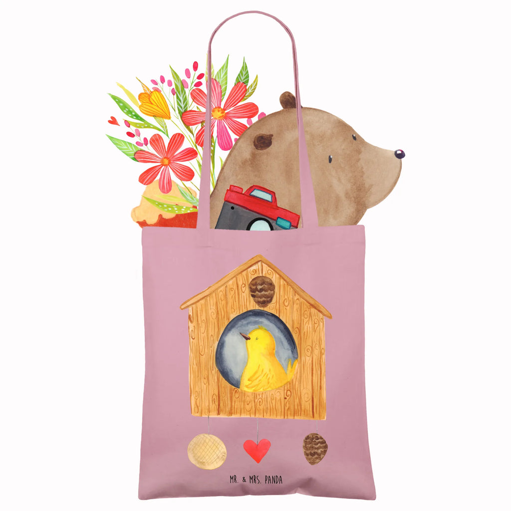 Tote bag Bird House Badetasche, baumwollbeutel, Shopper, uni tasche, Alltagstasche, Umhängetasche, Tüte, Einkaufstasche, Baumwolltasche, shopping tasche, Tragetasche, tote bag, Beutel, Jutebeutel, Laptoptasche, Schultasche, bedruckte tasche, Schultertasche, unitasche, Tasche, Statementbeutel, Henkeltasche, Einkaufstüte, Einkaufsbeutel, Stofftasche, Beuteltasche, Strandtasche, Leinentasche, Stoffbeutel, Jutetasche, büchertasche, Gute Laune, Tiermotive, Tiere, lustige Sprüche, Castle, Nest, unser Haus, Home sweet home, Vögel, Eigenheim, Familie, Vogelhäuschen, Zuhause, Wohnung, Vogelhaus, Haus, Lieblingsort, Vogel
