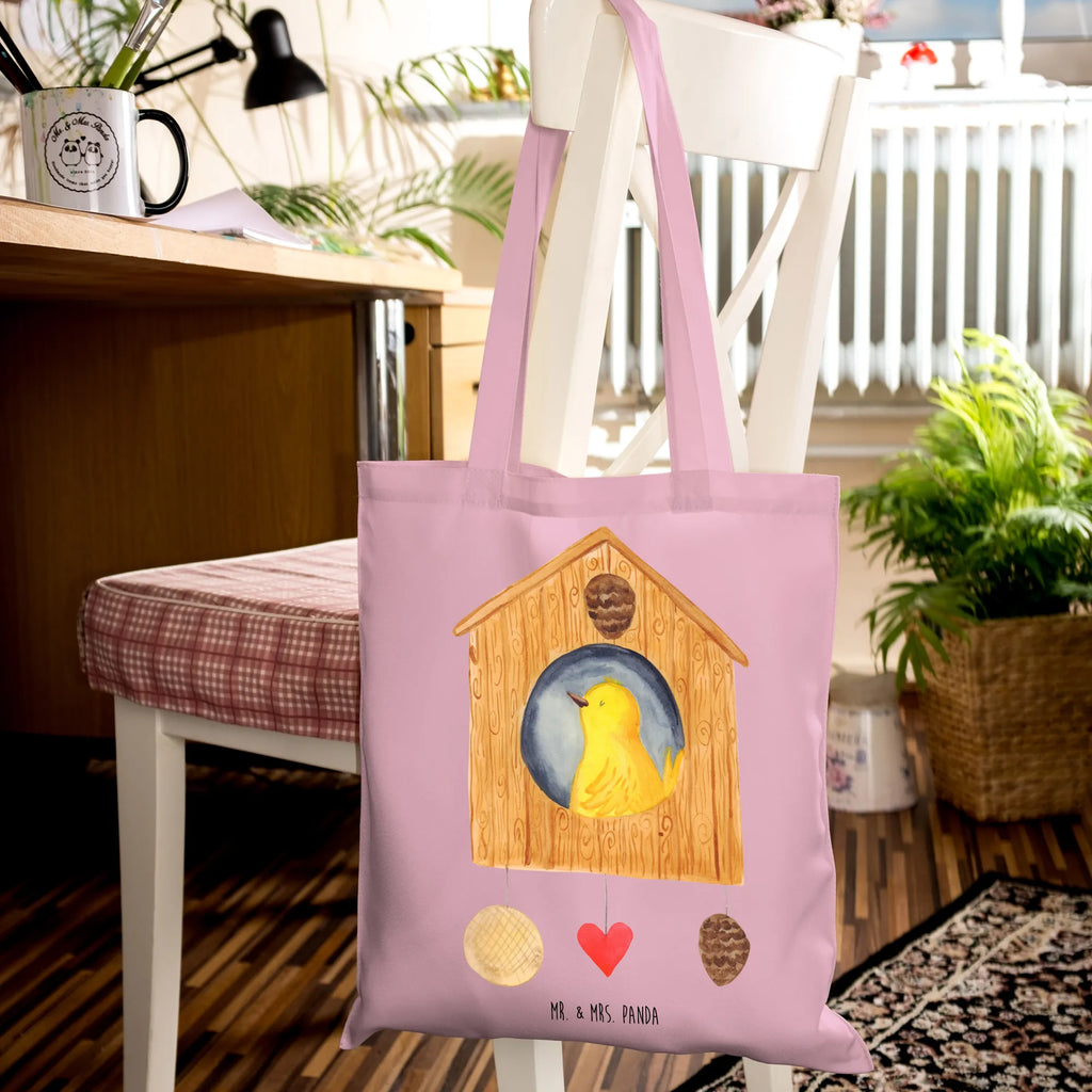 Tote bag Bird House Badetasche, baumwollbeutel, Shopper, uni tasche, Alltagstasche, Umhängetasche, Tüte, Einkaufstasche, Baumwolltasche, shopping tasche, Tragetasche, tote bag, Beutel, Jutebeutel, Laptoptasche, Schultasche, bedruckte tasche, Schultertasche, unitasche, Tasche, Statementbeutel, Henkeltasche, Einkaufstüte, Einkaufsbeutel, Stofftasche, Beuteltasche, Strandtasche, Leinentasche, Stoffbeutel, Jutetasche, büchertasche, Gute Laune, Tiermotive, Tiere, lustige Sprüche, Castle, Nest, unser Haus, Home sweet home, Vögel, Eigenheim, Familie, Vogelhäuschen, Zuhause, Wohnung, Vogelhaus, Haus, Lieblingsort, Vogel