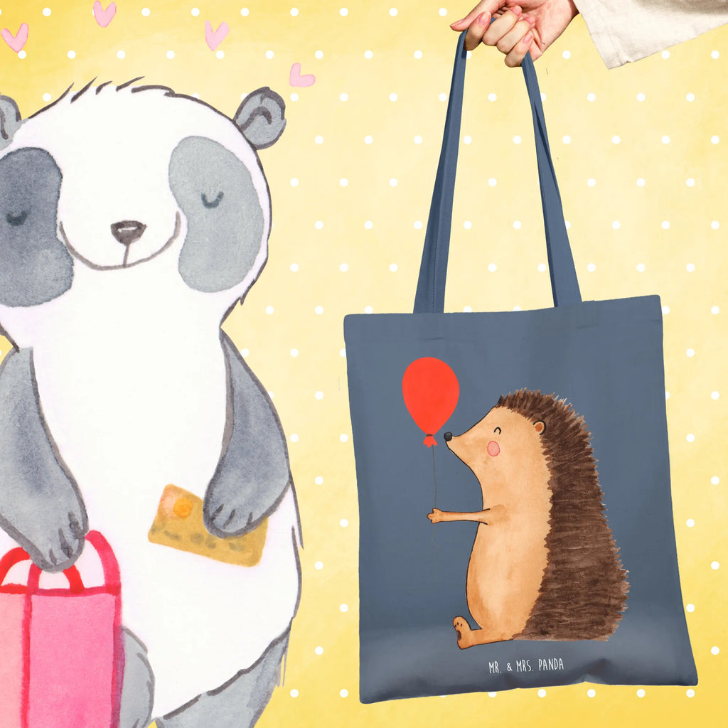 Tragetasche Igel Luftballon Jutetasche, Einkaufstasche, Stoffbeutel, Schultertasche, Laptoptasche, Beuteltasche, Tasche, Umhängetasche, Badetasche, Shopper, Stofftasche, Jutebeutel, Einkaufstüte, Tragetasche, Strandtasche, Beutel, Tiermotive, Gute Laune, lustige Sprüche, Tiere, Geburtstagskind, Geburtstag, Happy Birthday, Herzlichen Glückwunsch, Ballon, Glückwunsch, Igel