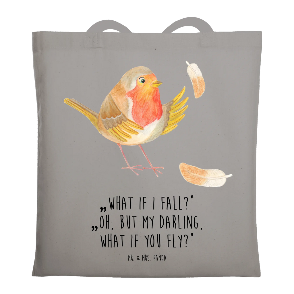 Tote bag robin feathers
