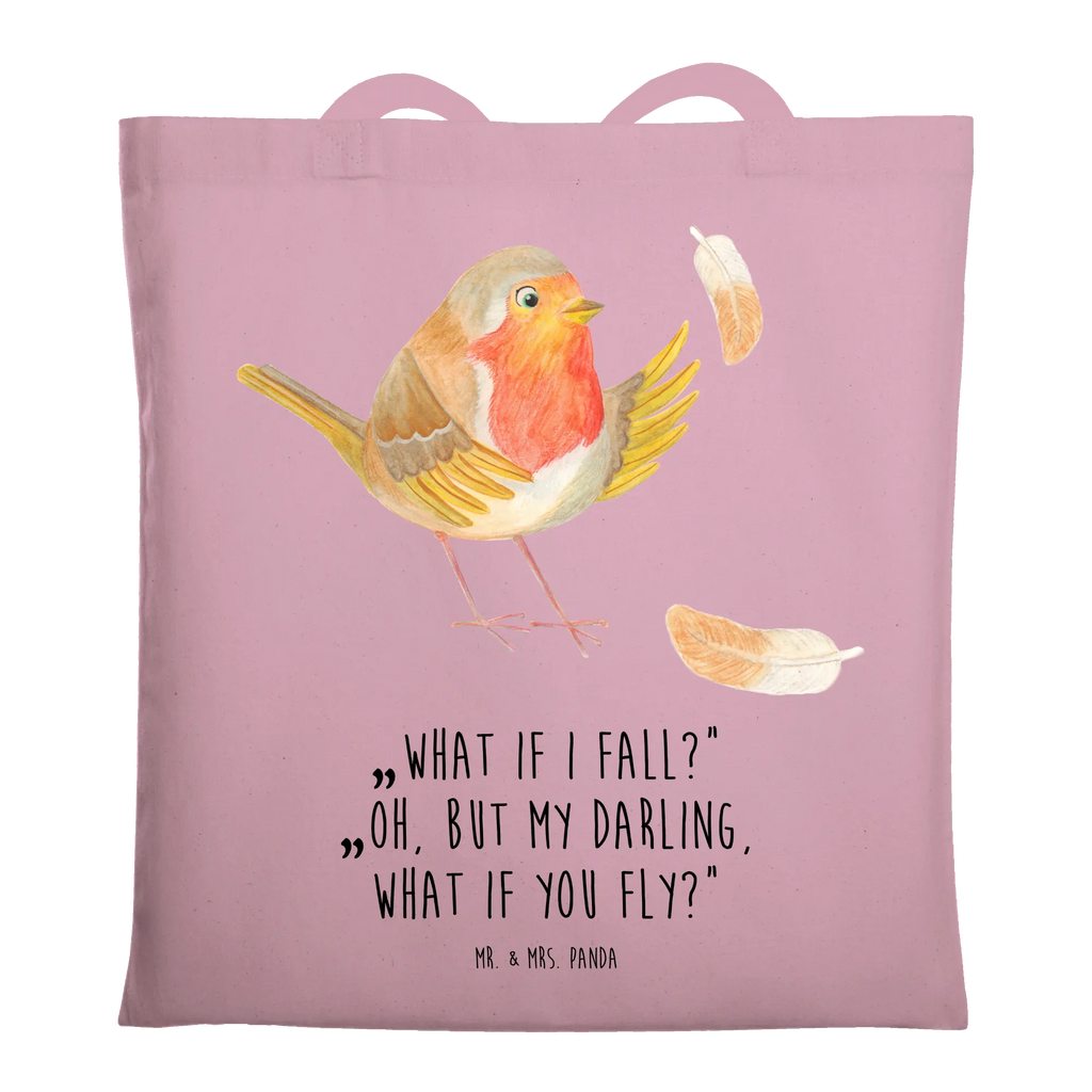 Tote bag robin feathers
