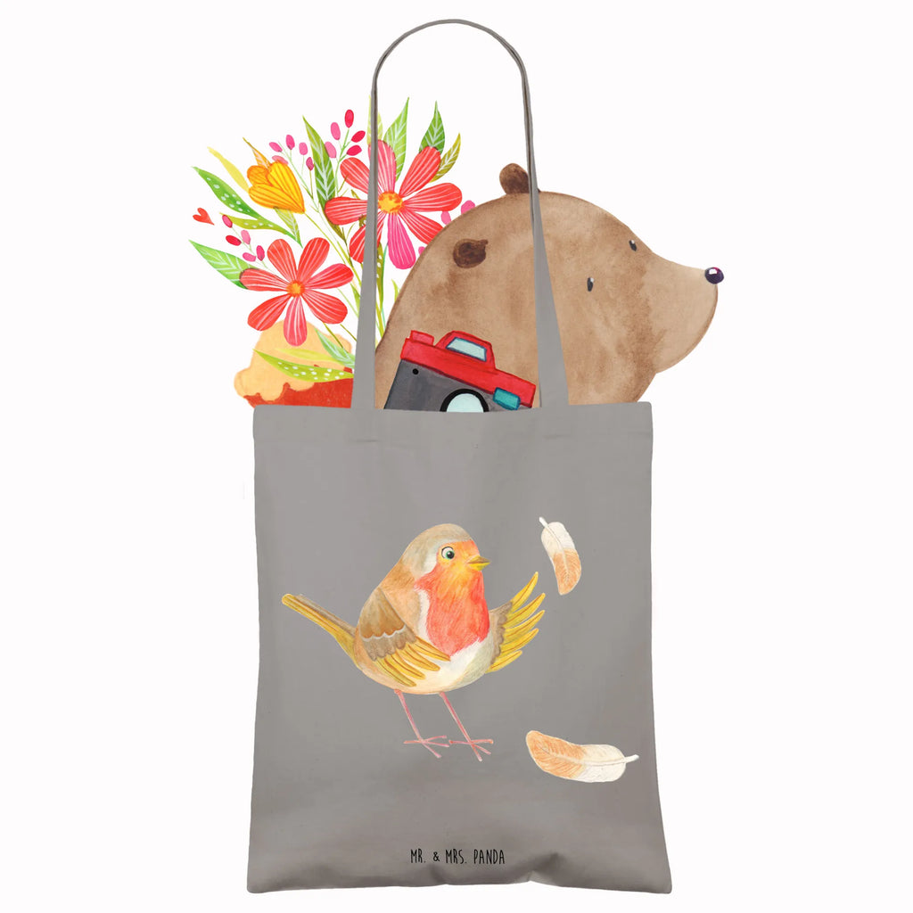 Tote bag robin feathers