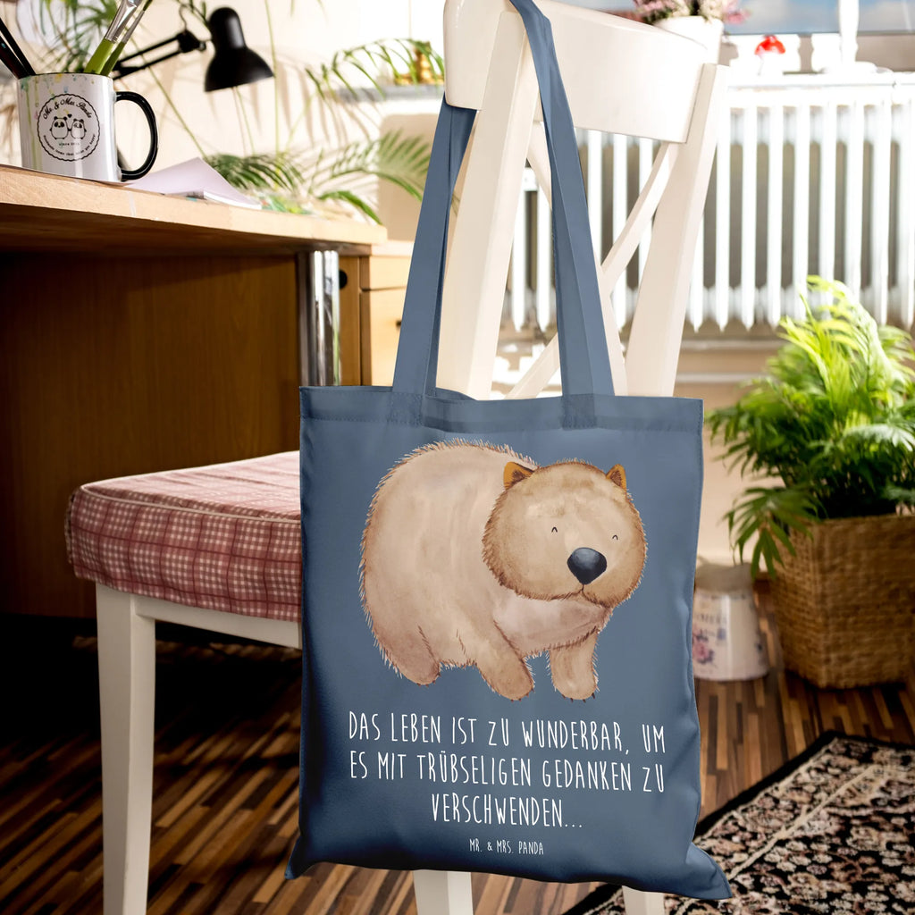 Tote bag Wombat cotton bag, jute bag, pouch, bag, Carrier bag, shopper, shoulder bag, cloth bag, shopping bag, small animals, cute, funny, cute animal motives, hand drawn, small world, funny sayings, good mood, happy, gifts, gift ideas, special gifts, animal lover, card, life is beautiful, Wombat, Australia, motivation, saying