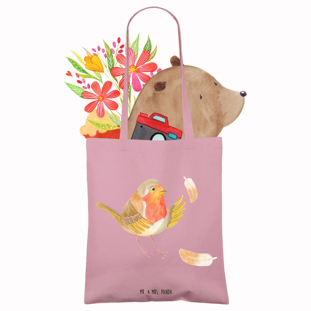 Tote bag robin feathers