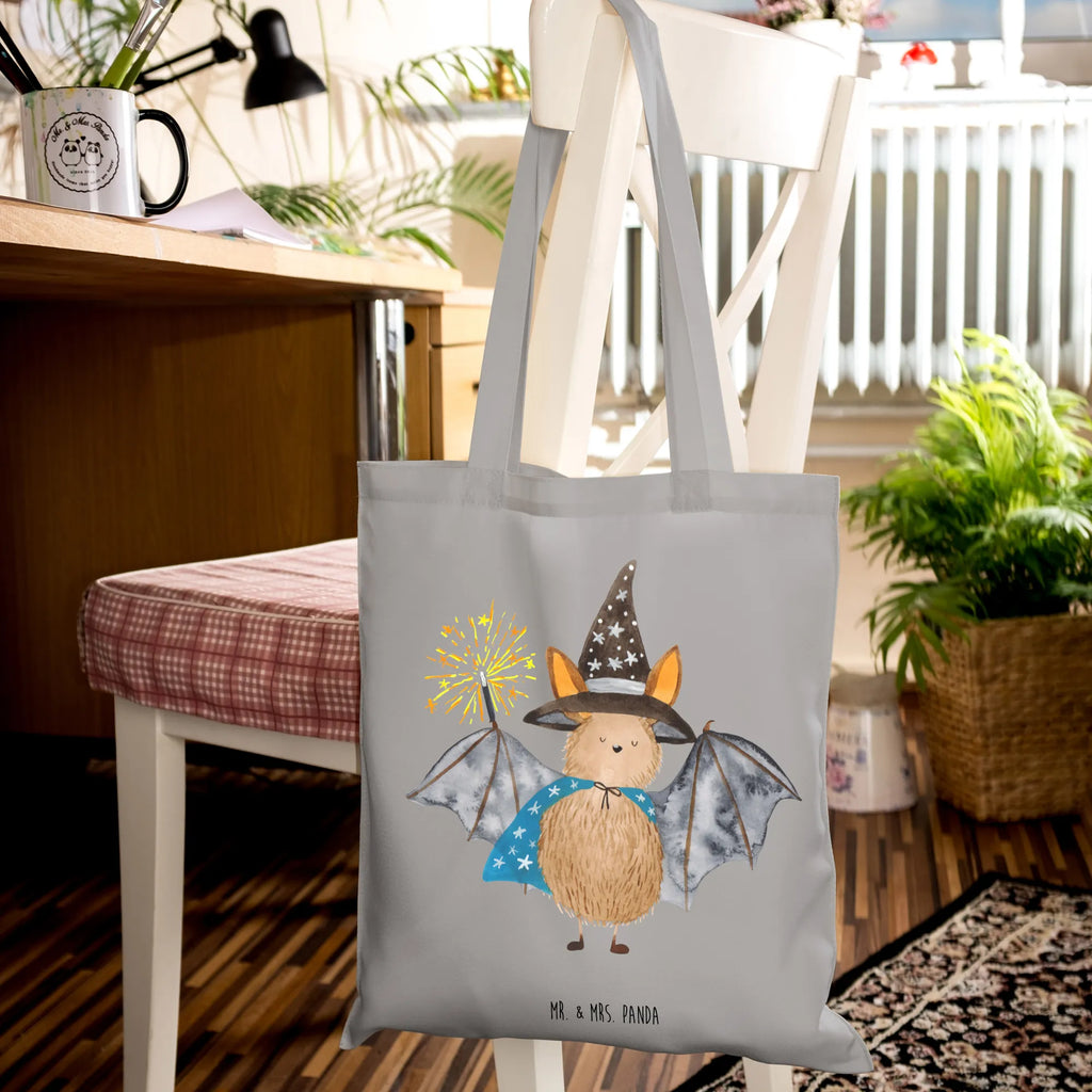 Torba Nietoperz czarodziej Einkaufstüte, Jutebeutel, Schultertasche, Tragetasche, Stoffbeutel, Strandtasche, Beutel, Shopper, Tasche, Laptoptasche, Umhängetasche, Einkaufstasche, Beuteltasche, Jutetasche, Stofftasche, Badetasche, Tiermotive, Gute Laune, lustige Sprüche, Tiere, Zauberer, Fledermäuse, Magier, Fledermaus, Frauen, reinsteigern