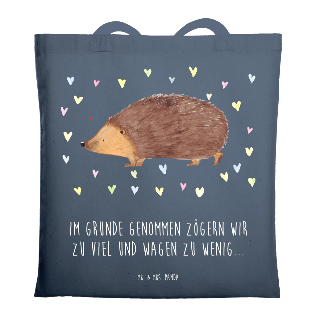 Tote bag Hedgehog hearts