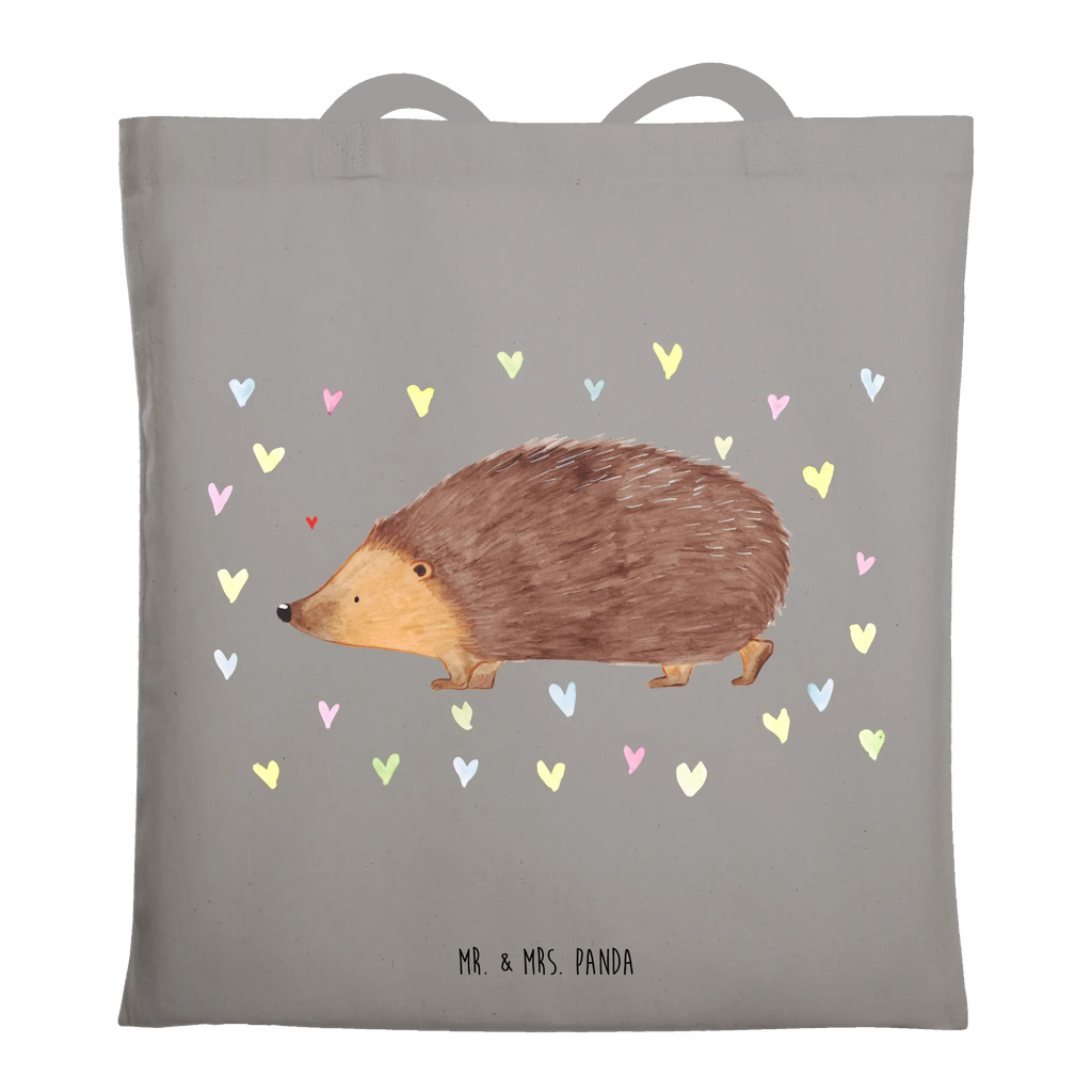 Tote bag Hedgehog hearts