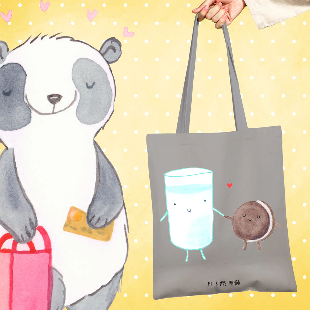 Tote bag milk biscuit Stoffbeutel, Laptoptasche, Badetasche, Tasche, Jutetasche, Strandtasche, Einkaufstüte, Schultertasche, Beutel, Stofftasche, Tragetasche, Einkaufstasche, Beuteltasche, Jutebeutel, Shopper, Umhängetasche, Tiermotive, Gute Laune, lustige Sprüche, Tiere, romantisch, perfektes Paar, Keks, Motiv süß, Einladung Frühstück, Cookie, Milk, Milch, Kekse, Kaffee