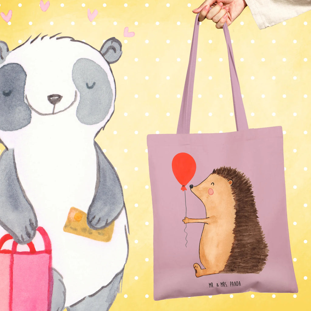 Tragetasche Igel Luftballon Jutetasche, Einkaufstasche, Stoffbeutel, Schultertasche, Laptoptasche, Beuteltasche, Tasche, Umhängetasche, Badetasche, Shopper, Stofftasche, Jutebeutel, Einkaufstüte, Tragetasche, Strandtasche, Beutel, Tiermotive, Gute Laune, lustige Sprüche, Tiere, Geburtstagskind, Geburtstag, Happy Birthday, Herzlichen Glückwunsch, Ballon, Glückwunsch, Igel