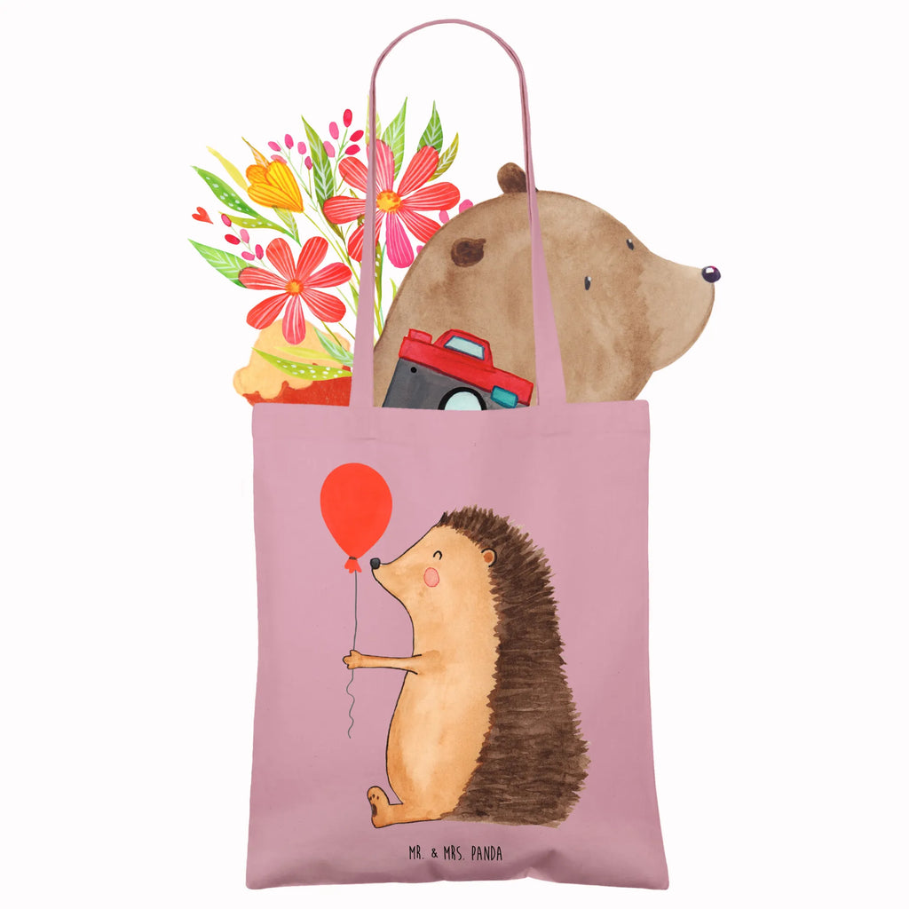 Tragetasche Igel Luftballon Jutetasche, Einkaufstasche, Stoffbeutel, Schultertasche, Laptoptasche, Beuteltasche, Tasche, Umhängetasche, Badetasche, Shopper, Stofftasche, Jutebeutel, Einkaufstüte, Tragetasche, Strandtasche, Beutel, Tiermotive, Gute Laune, lustige Sprüche, Tiere, Geburtstagskind, Geburtstag, Happy Birthday, Herzlichen Glückwunsch, Ballon, Glückwunsch, Igel