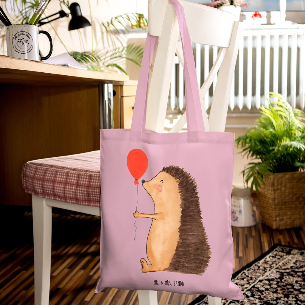 Tragetasche Igel Luftballon Jutetasche, Einkaufstasche, Stoffbeutel, Schultertasche, Laptoptasche, Beuteltasche, Tasche, Umhängetasche, Badetasche, Shopper, Stofftasche, Jutebeutel, Einkaufstüte, Tragetasche, Strandtasche, Beutel, Tiermotive, Gute Laune, lustige Sprüche, Tiere, Geburtstagskind, Geburtstag, Happy Birthday, Herzlichen Glückwunsch, Ballon, Glückwunsch, Igel