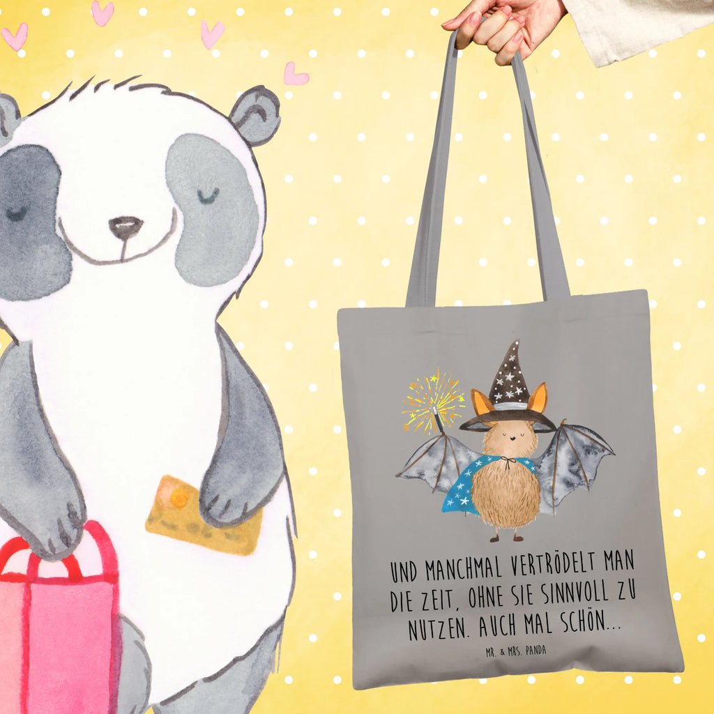 Torba Nietoperz czarodziej Einkaufstüte, Jutebeutel, Schultertasche, Tragetasche, Stoffbeutel, Strandtasche, Beutel, Shopper, Tasche, Laptoptasche, Umhängetasche, Einkaufstasche, Beuteltasche, Jutetasche, Stofftasche, Badetasche, Tiermotive, Gute Laune, lustige Sprüche, Tiere, Zauberer, Fledermäuse, Magier, Fledermaus, Frauen, reinsteigern