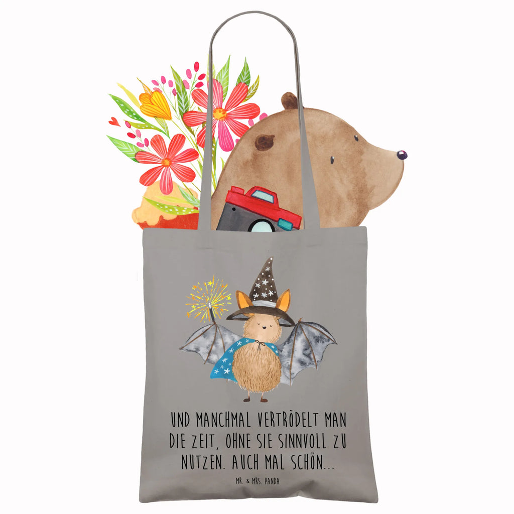 Torba Nietoperz czarodziej Einkaufstüte, Jutebeutel, Schultertasche, Tragetasche, Stoffbeutel, Strandtasche, Beutel, Shopper, Tasche, Laptoptasche, Umhängetasche, Einkaufstasche, Beuteltasche, Jutetasche, Stofftasche, Badetasche, Tiermotive, Gute Laune, lustige Sprüche, Tiere, Zauberer, Fledermäuse, Magier, Fledermaus, Frauen, reinsteigern