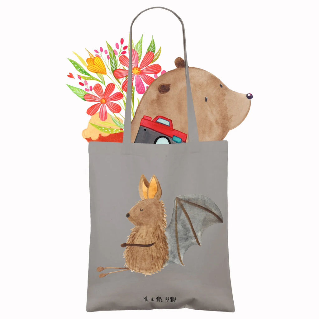 Torba Nietoperz siedzenie Motywy zwierzęce, dobra energia, zabawne powiedzonka, zwierzęta