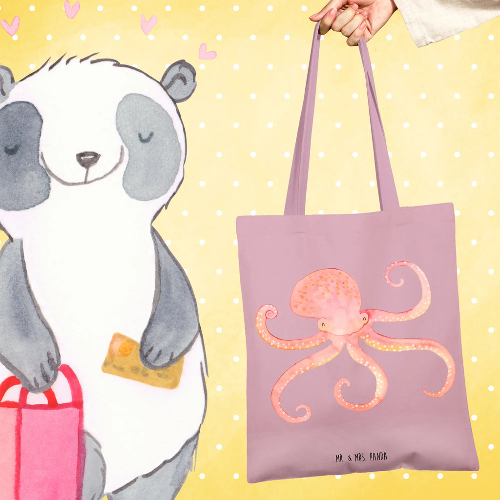 Tote bag Squid Schultertasche, Einkaufstüte, Beutel, Tasche, Strandtasche, Shopper, Einkaufstasche, Stoffbeutel, Stofftasche, Jutebeutel, Umhängetasche, Jutetasche, Beuteltasche, Laptoptasche, Badetasche, Tragetasche, Tiermotive, Gute Laune, lustige Sprüche, Tiere, Tintenfisch, Meerestier, Krake, Meer, Ozean, Wasser, Arme