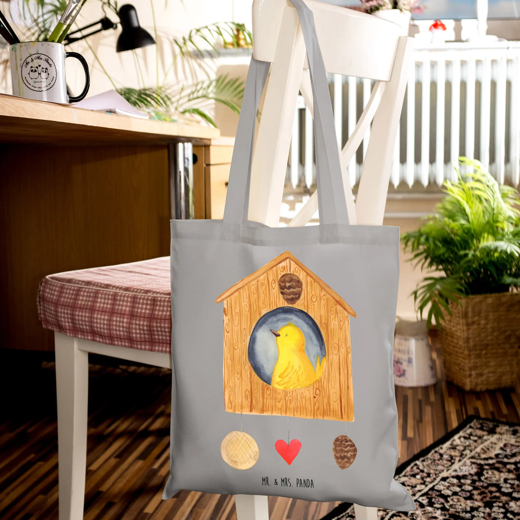 Tote bag Bird House Badetasche, baumwollbeutel, Shopper, uni tasche, Alltagstasche, Umhängetasche, Tüte, Einkaufstasche, Baumwolltasche, shopping tasche, Tragetasche, tote bag, Beutel, Jutebeutel, Laptoptasche, Schultasche, bedruckte tasche, Schultertasche, unitasche, Tasche, Statementbeutel, Henkeltasche, Einkaufstüte, Einkaufsbeutel, Stofftasche, Beuteltasche, Strandtasche, Leinentasche, Stoffbeutel, Jutetasche, büchertasche, Gute Laune, Tiermotive, Tiere, lustige Sprüche, Castle, Nest, unser Haus, Home sweet home, Vögel, Eigenheim, Familie, Vogelhäuschen, Zuhause, Wohnung, Vogelhaus, Haus, Lieblingsort, Vogel