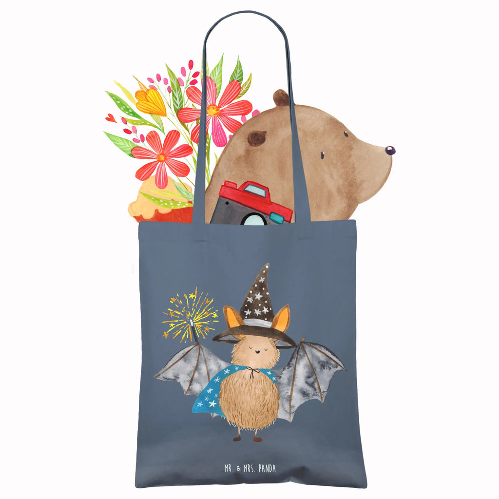 Torba Nietoperz czarodziej Einkaufstüte, Jutebeutel, Schultertasche, Tragetasche, Stoffbeutel, Strandtasche, Beutel, Shopper, Tasche, Laptoptasche, Umhängetasche, Einkaufstasche, Beuteltasche, Jutetasche, Stofftasche, Badetasche, Tiermotive, Gute Laune, lustige Sprüche, Tiere, Zauberer, Fledermäuse, Magier, Fledermaus, Frauen, reinsteigern