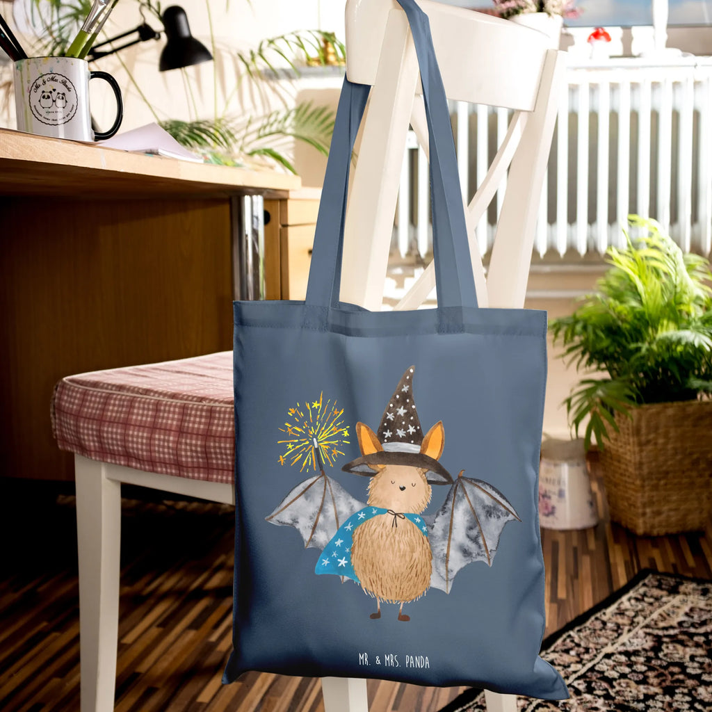 Torba Nietoperz czarodziej Einkaufstüte, Jutebeutel, Schultertasche, Tragetasche, Stoffbeutel, Strandtasche, Beutel, Shopper, Tasche, Laptoptasche, Umhängetasche, Einkaufstasche, Beuteltasche, Jutetasche, Stofftasche, Badetasche, Tiermotive, Gute Laune, lustige Sprüche, Tiere, Zauberer, Fledermäuse, Magier, Fledermaus, Frauen, reinsteigern