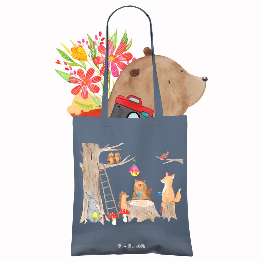 Tote bag forest animals picnic Badetasche, Jutetasche, Tasche, Stofftasche, Tragetasche, Schultertasche, Beuteltasche, Strandtasche, Umhängetasche, Stoffbeutel, Jutebeutel, Shopper, Laptoptasche, Einkaufstasche, Einkaufstüte, Beutel, Tiermotive, Gute Laune, lustige Sprüche, Tiere, Picknick, Fuchs, Hase, Wald, Igel, Eichhörnchen, Maus, Waldtiere