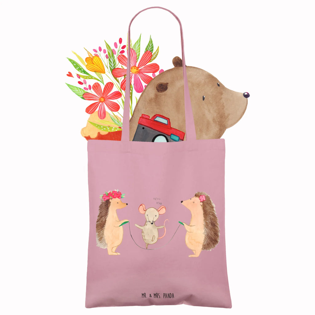 Tote bag Hedgehog skipping