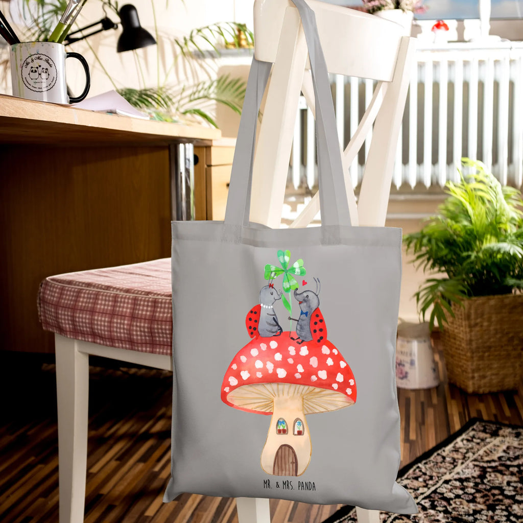 Tote bag ladybug toadstool Einkaufsbeutel, bedruckte tasche, Einkaufstüte, Stofftasche, Tragetasche, uni tasche, shopping tasche, Statementbeutel, Jutetasche, Schultasche, Beutel, Laptoptasche, Beuteltasche, büchertasche, Tasche, Henkeltasche, Strandtasche, Shopper, unitasche, Tüte, Jutebeutel, Schultertasche, Umhängetasche, Einkaufstasche, tote bag, Leinentasche, Stoffbeutel, Alltagstasche, Badetasche, Baumwolltasche, baumwollbeutel, Gute Laune, Tiermotive, Tiere, lustige Sprüche, Fleigenpilzhaus, Wohnung, Haus, Fliegenpilz, Marienkäfer, zuhause