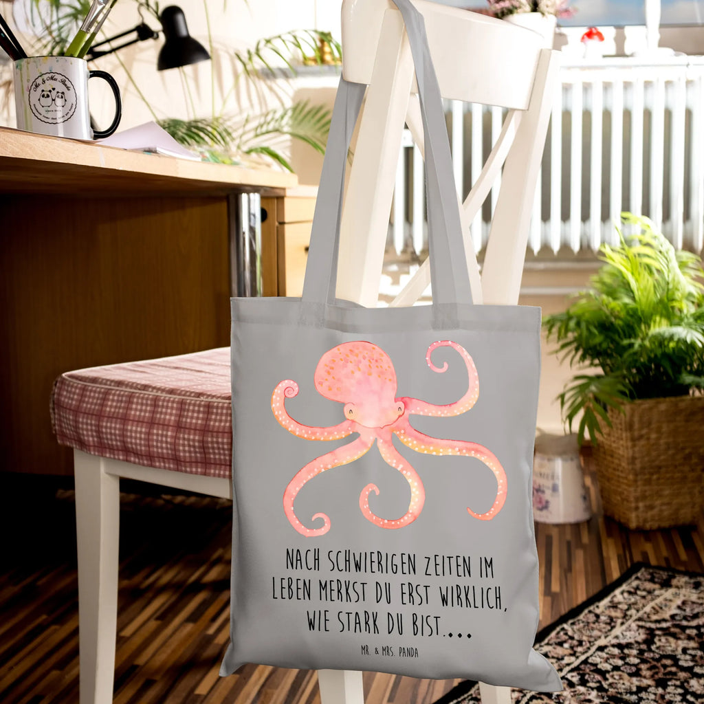 Tote bag Squid Schultertasche, Einkaufstüte, Beutel, Tasche, Strandtasche, Shopper, Einkaufstasche, Stoffbeutel, Stofftasche, Jutebeutel, Umhängetasche, Jutetasche, Beuteltasche, Laptoptasche, Badetasche, Tragetasche, Tiermotive, Gute Laune, lustige Sprüche, Tiere, Tintenfisch, Meerestier, Krake, Meer, Ozean, Wasser, Arme
