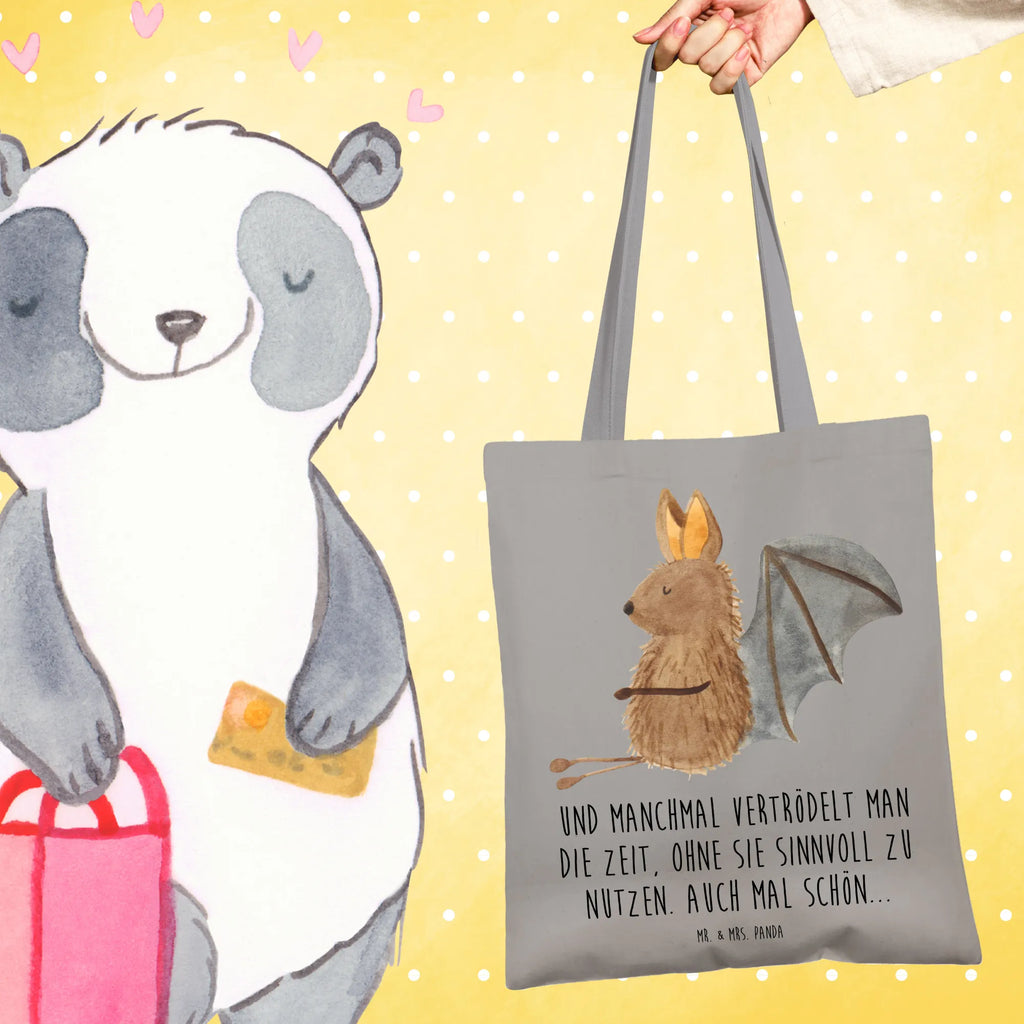 Torba Nietoperz siedzenie Motywy zwierzęce, dobra energia, zabawne powiedzonka, zwierzęta