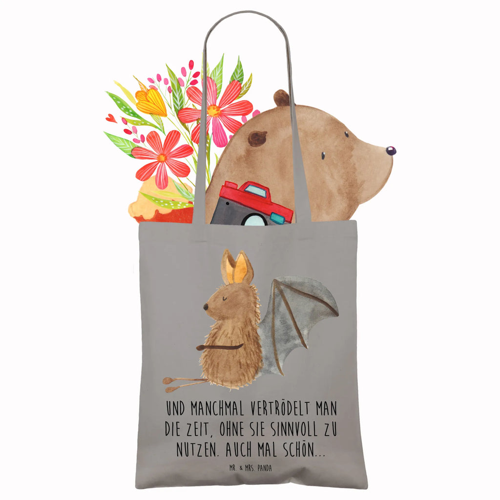 Torba Nietoperz siedzenie Motywy zwierzęce, dobra energia, zabawne powiedzonka, zwierzęta