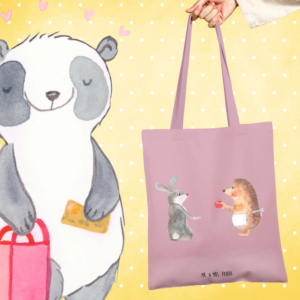 Tote bag Hare Hedgehog