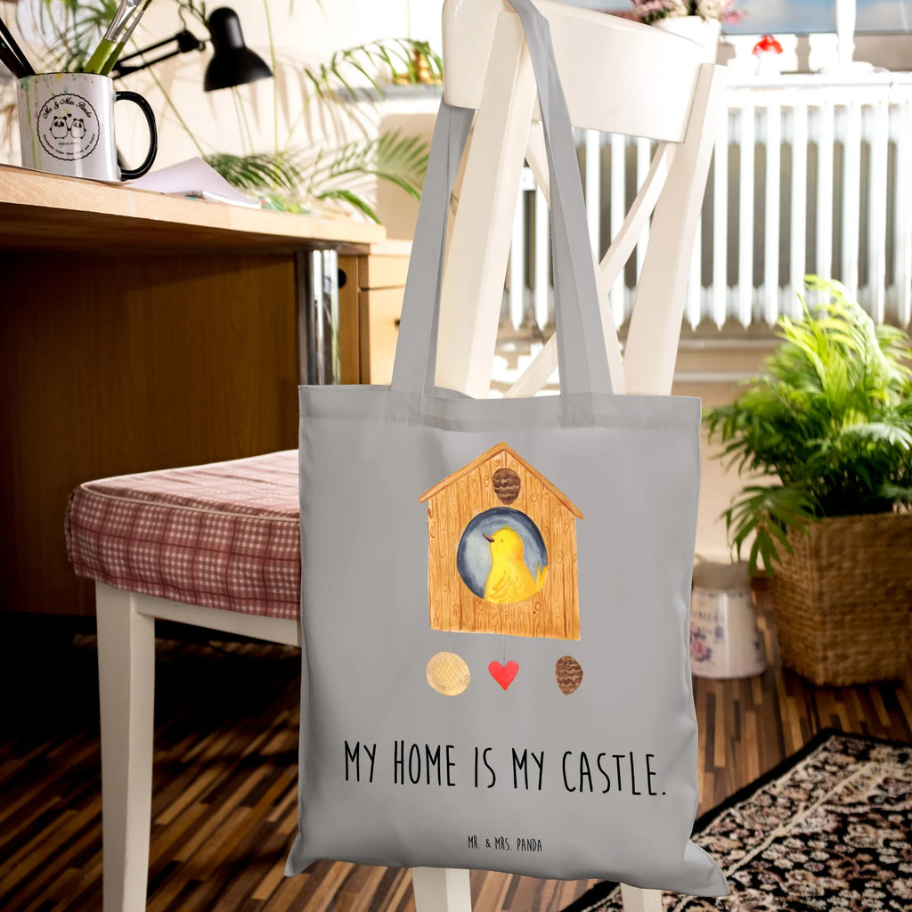 Tote bag Bird House Badetasche, baumwollbeutel, Shopper, uni tasche, Alltagstasche, Umhängetasche, Tüte, Einkaufstasche, Baumwolltasche, shopping tasche, Tragetasche, tote bag, Beutel, Jutebeutel, Laptoptasche, Schultasche, bedruckte tasche, Schultertasche, unitasche, Tasche, Statementbeutel, Henkeltasche, Einkaufstüte, Einkaufsbeutel, Stofftasche, Beuteltasche, Strandtasche, Leinentasche, Stoffbeutel, Jutetasche, büchertasche, Gute Laune, Tiermotive, Tiere, lustige Sprüche, Castle, Nest, unser Haus, Home sweet home, Vögel, Eigenheim, Familie, Vogelhäuschen, Zuhause, Wohnung, Vogelhaus, Haus, Lieblingsort, Vogel