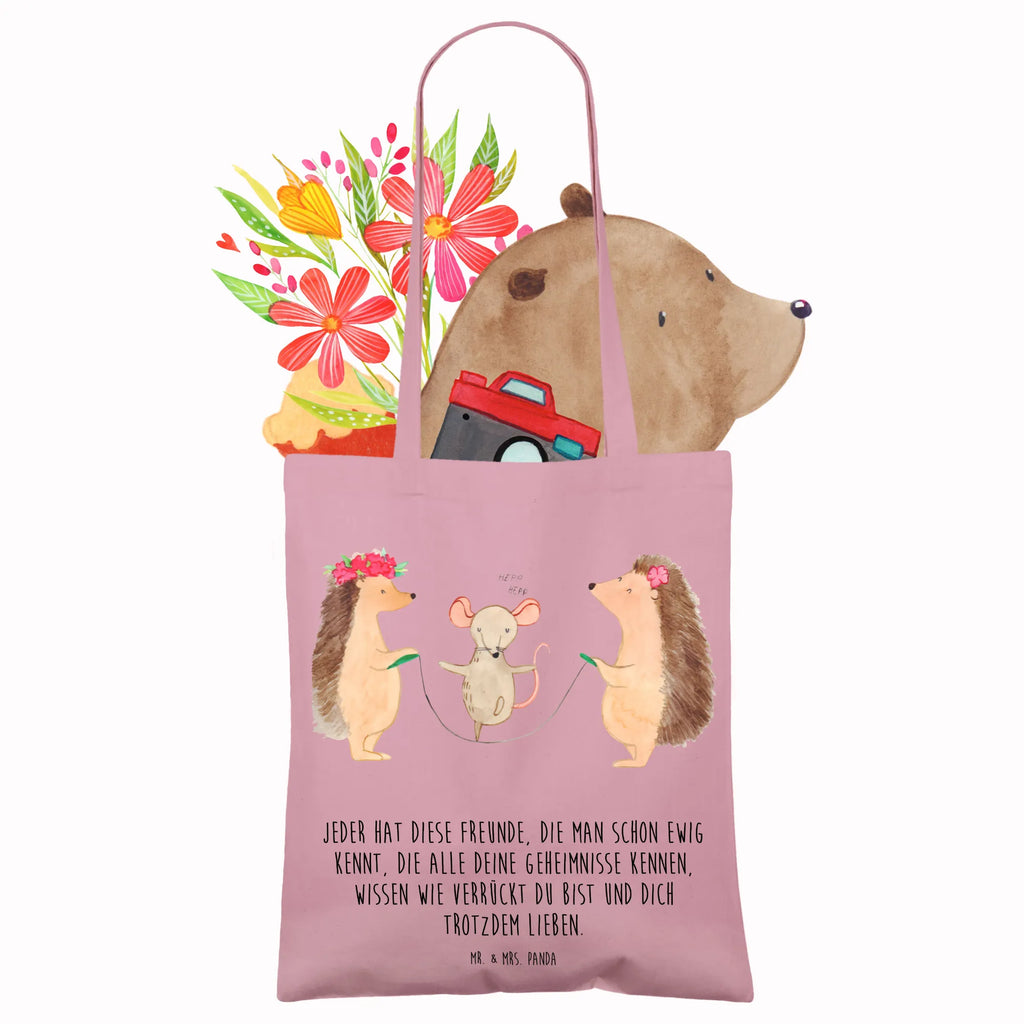 Tote bag Hedgehog skipping