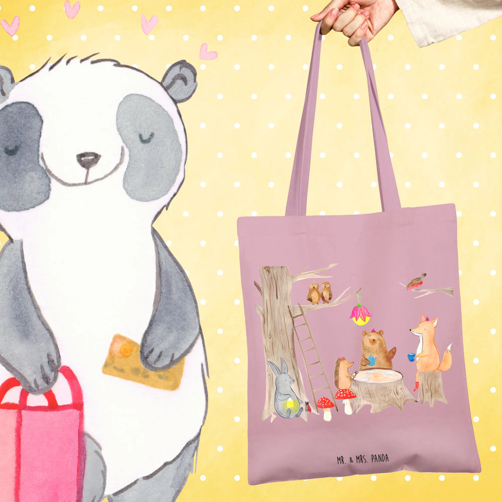 Tote bag forest animals picnic Badetasche, Jutetasche, Tasche, Stofftasche, Tragetasche, Schultertasche, Beuteltasche, Strandtasche, Umhängetasche, Stoffbeutel, Jutebeutel, Shopper, Laptoptasche, Einkaufstasche, Einkaufstüte, Beutel, Tiermotive, Gute Laune, lustige Sprüche, Tiere, Picknick, Fuchs, Hase, Wald, Igel, Eichhörnchen, Maus, Waldtiere