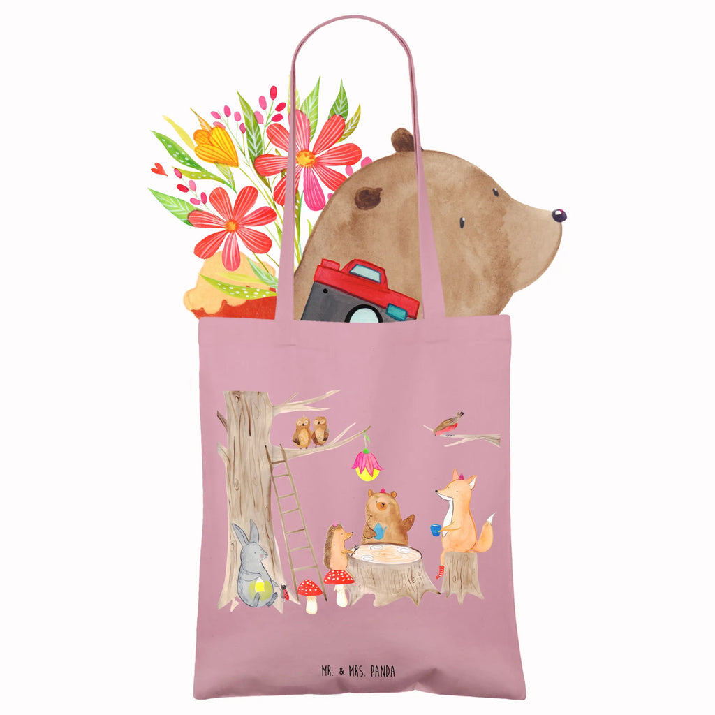 Tote bag forest animals picnic Badetasche, Jutetasche, Tasche, Stofftasche, Tragetasche, Schultertasche, Beuteltasche, Strandtasche, Umhängetasche, Stoffbeutel, Jutebeutel, Shopper, Laptoptasche, Einkaufstasche, Einkaufstüte, Beutel, Tiermotive, Gute Laune, lustige Sprüche, Tiere, Picknick, Fuchs, Hase, Wald, Igel, Eichhörnchen, Maus, Waldtiere