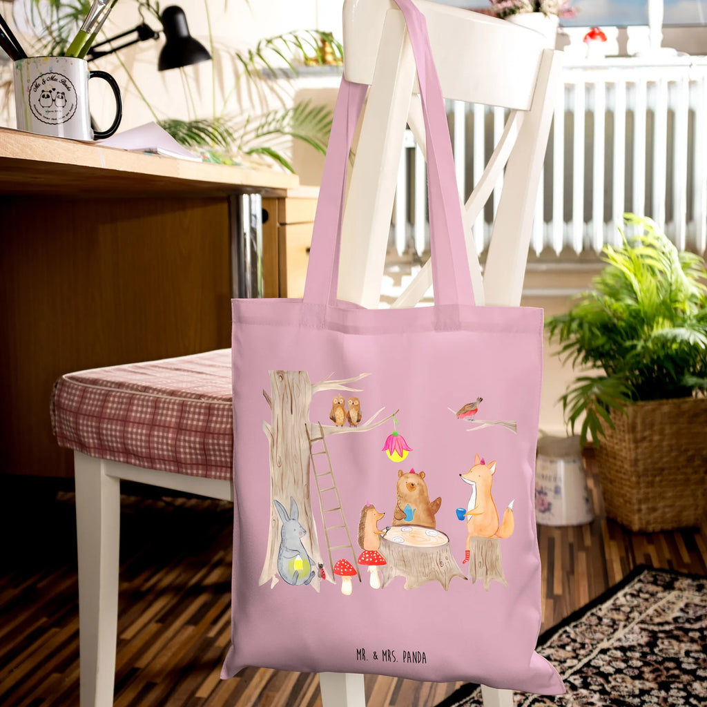 Tote bag forest animals picnic Badetasche, Jutetasche, Tasche, Stofftasche, Tragetasche, Schultertasche, Beuteltasche, Strandtasche, Umhängetasche, Stoffbeutel, Jutebeutel, Shopper, Laptoptasche, Einkaufstasche, Einkaufstüte, Beutel, Tiermotive, Gute Laune, lustige Sprüche, Tiere, Picknick, Fuchs, Hase, Wald, Igel, Eichhörnchen, Maus, Waldtiere