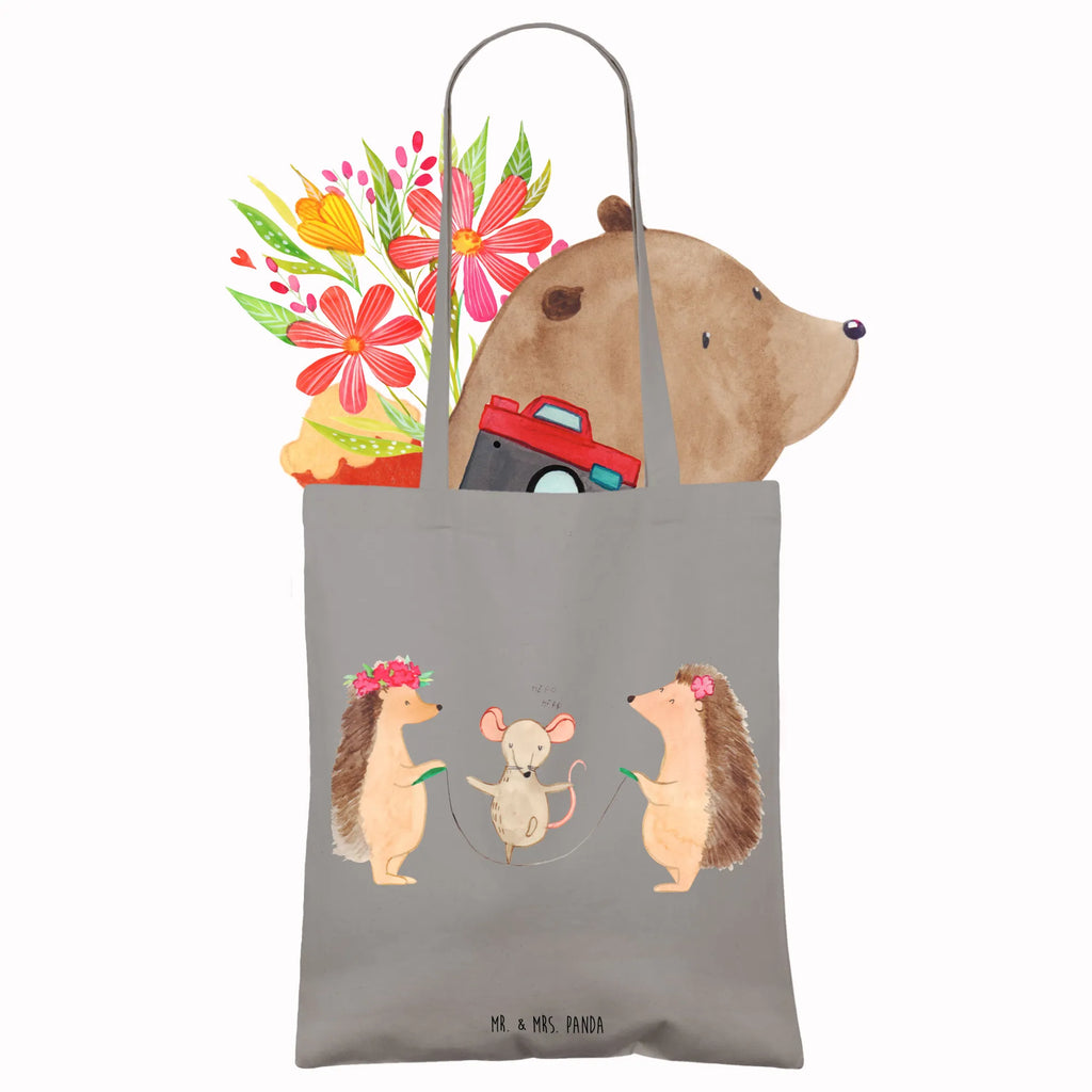 Tote bag Hedgehog skipping