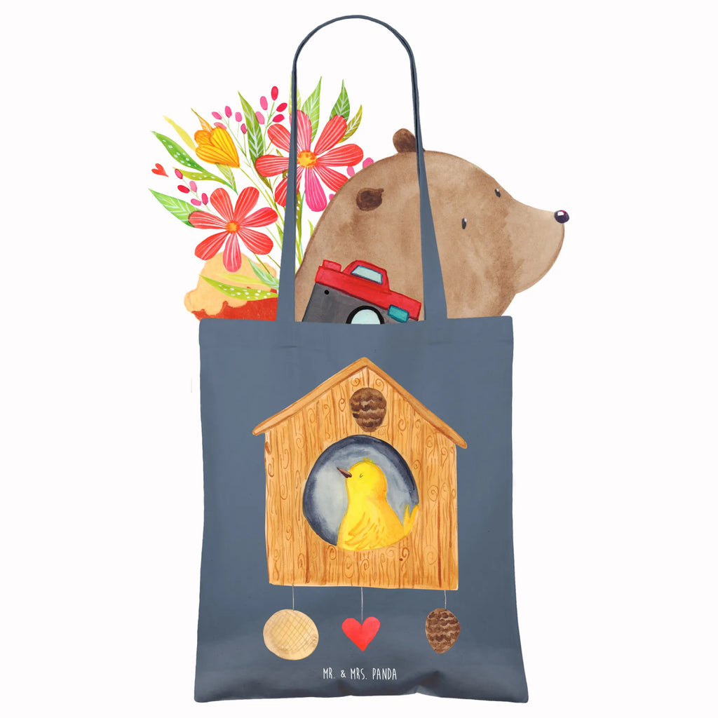 Tote bag Bird House Badetasche, baumwollbeutel, Shopper, uni tasche, Alltagstasche, Umhängetasche, Tüte, Einkaufstasche, Baumwolltasche, shopping tasche, Tragetasche, tote bag, Beutel, Jutebeutel, Laptoptasche, Schultasche, bedruckte tasche, Schultertasche, unitasche, Tasche, Statementbeutel, Henkeltasche, Einkaufstüte, Einkaufsbeutel, Stofftasche, Beuteltasche, Strandtasche, Leinentasche, Stoffbeutel, Jutetasche, büchertasche, Gute Laune, Tiermotive, Tiere, lustige Sprüche, Castle, Nest, unser Haus, Home sweet home, Vögel, Eigenheim, Familie, Vogelhäuschen, Zuhause, Wohnung, Vogelhaus, Haus, Lieblingsort, Vogel