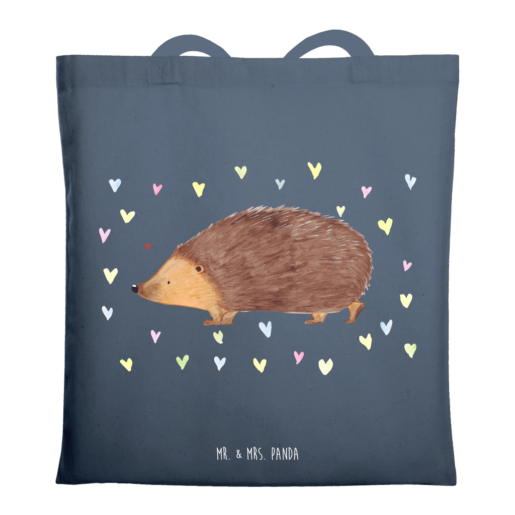 Tote bag Hedgehog hearts